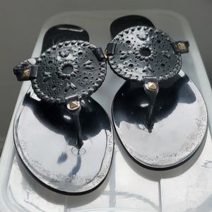Black jack rogers jelly sandals
